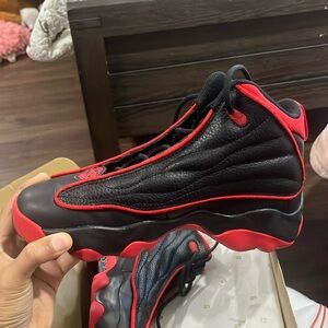 Shoes red and black 6y never worn